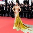 Aishwarya Rai à la montée des marches du film "A Hidden Life" au 72e Festival International du Film de Cannes, France, le 19 mai 2019.