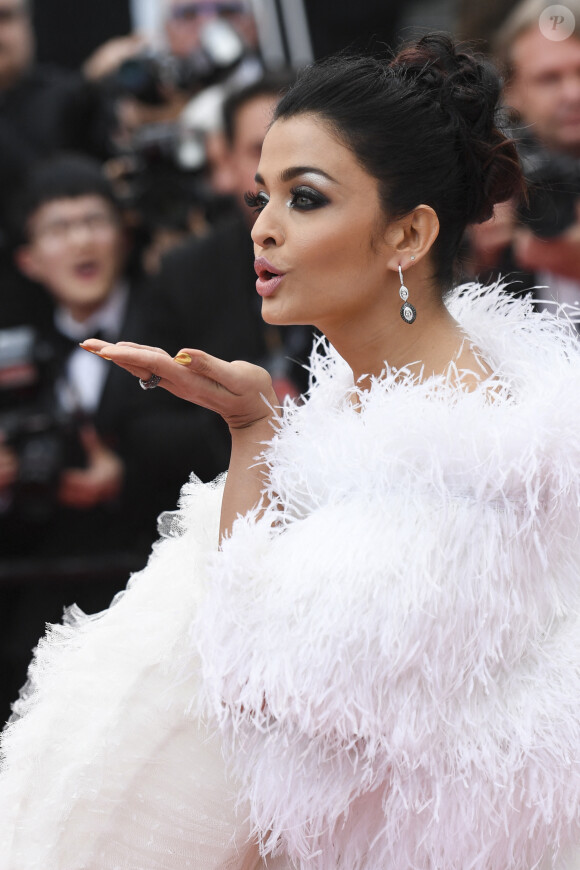 Aishwarya Rai à la première du film "La belle époque" lors du 72e Festival International du Film de Cannes, France, le 20 mai 2019.