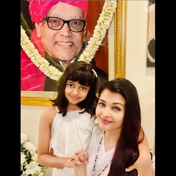 Aishwarya Rai et sa fille Aaradhya sur Instagram. Le 18 mars 2020.