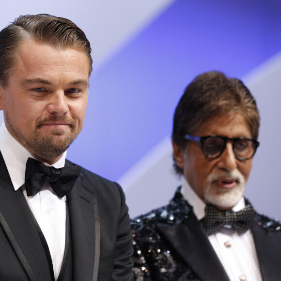 Leonardo DiCaprio et Amitabh Bachchan - Cérémonie d'ouverture du 66e festival international du film de Cannes. Le 15 mai 2013.