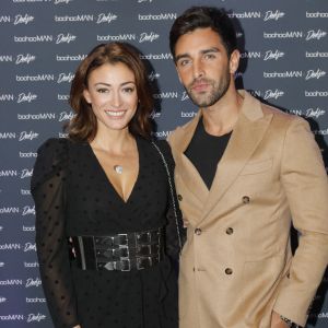 Info - Rachel Legrain-Trapani est enceinte de son compagnon Valentin Léonard Semi-Exclusif - Rachel Legrain-Trapani et son compagnon Valentin Leonard - Soirée de lancement BoohooMan x Dadju à l'Institut du Monde Arabe à Paris, le 29 octobre 2019. © Veeren Ramsamy-Christophe Clovis/Bestimage