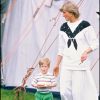 Lady Di et son fils le Prince Harry 14/06/1987 -