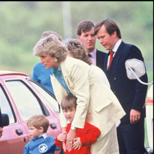 Lady Di et ses enfants 04/06/1987 - Windsor