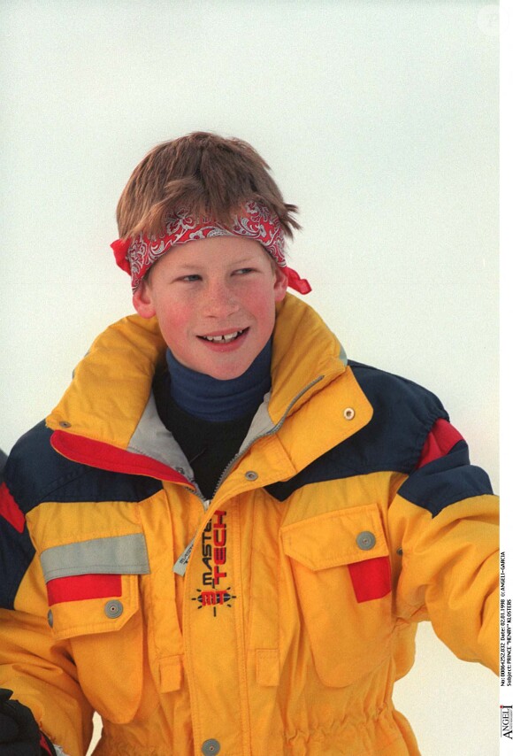 Le Prince Harry au ski 02/01/1998 -