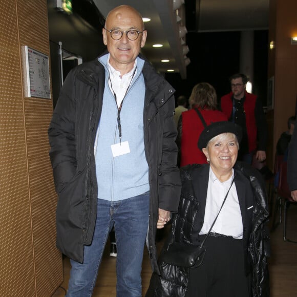 Mimie Mathy et son mari Benoist Gérard - Soirée de clôture du 22ème Festival des créations télévisuelles de Luchon. Le 8 février 2020 © Christophe Aubert via Bestimage