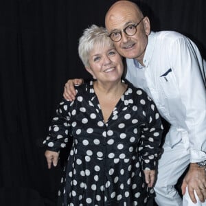 Mimie Mathy et son mari Benoist Gérard - Backstage de l'enregistrement de l'émission "La Chanson secrète 4", qui sera diffusée le 4 janvier 2020 sur TF1, à Paris. Le 17 décembre 2019 © Gaffiot-Perusseau / Bestimage Exclusive