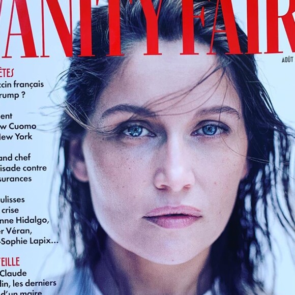 Laetitia Casta en couverture de "Vanity Fair", numéro d'août 2020.