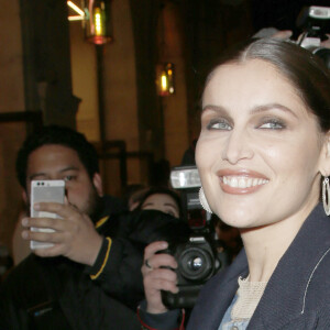 Laetitia Casta - Les célébrités au défilé de mode Haute-Couture printemps-été 2020 "Jean-Paul Gaultier" au théâtre du Châtelet à Paris le 22 janvier 2020. © Christophe Aubert via Bestimage