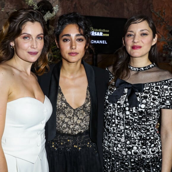 Laetitia Casta, Golshifteh Farahani (en Chanel), Marion Cotillard (en Chanel) - Intérieur du dîner Chanel des révélations César 2020 au Petit Palais à Paris, le 13 janvier 2020. © Olivier Borde/Bestimage