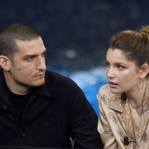 Louis Garrel et sa femme Laetitia Casta - Emission "Che Tempo Che Fa" à Milan en Italie le 7 avril 2019.