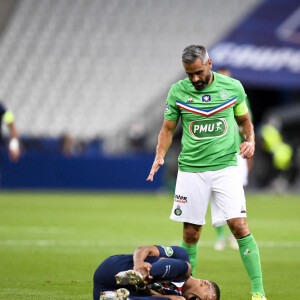 Kylian Mbappé lors de la finale de la Coupe de France entre le Paris Saint-Germain et l'AS Saint-Etienne au Stade de France. Saint-Denis, le 24 juillet 2020. © Federico Pestellini/Panoramic/Bestimage