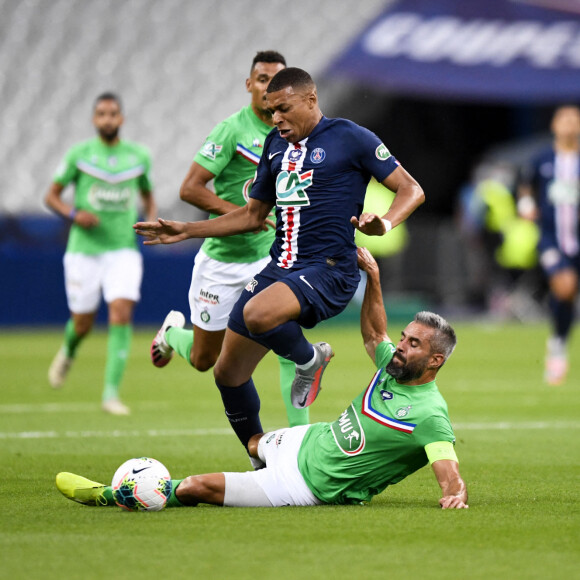 Kylian Mbappé lors de la finale de la Coupe de France entre le Paris Saint-Germain et l'AS Saint-Etienne au Stade de France. Saint-Denis, le 24 juillet 2020. © Federico Pestellini/Panoramic/Bestimage