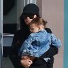 Exclusif - Naya Rivera est allée déjeuner avec son fils Josey Dorsey au restaurant Alcove à Los Feliz, le 14 mars 2018.