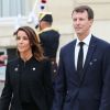 Le prince Joachim de Danemark et la princesse Marie de Danemark - Le président de la République française reçoit les chefs d'Etat et de Gouvernement étrangers ayant fait le déplacement en France pour rendre hommage au Président Jacques Chirac au Palais de l'Elysée Paris, France, le 30 septembre 2019. © Cyril Moreau/Bestimage
