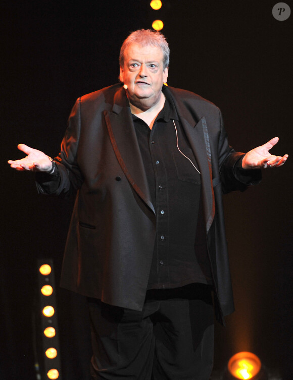 Guy Carlier - Scene - Europe 1 fait Bobino a Paris le 18 fevrier 2013.
