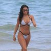 Chantel Jeffries sur une plage à Miami, le 22 juillet 2017  Chantel Jeffries hits the beach showing off her bikini bod. Chantel looks great as she wades in the water while soaking up the sun. 22nd july 201722/07/2017 - Miami