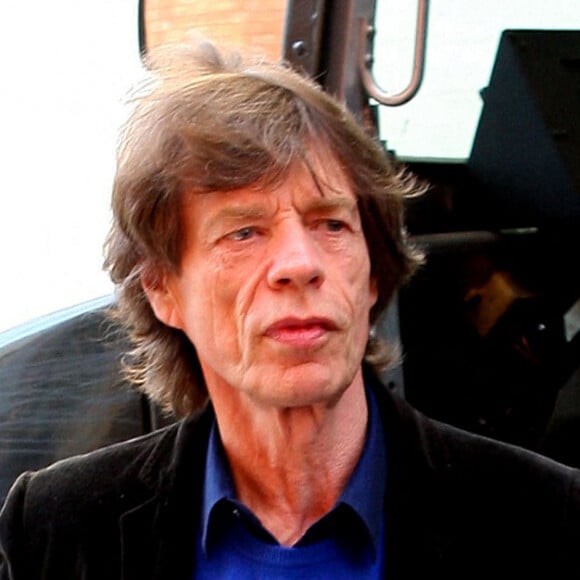 Mick Jagger et sa fille Georgia May Ayeesha Jagger à Los Angeles en 2011.