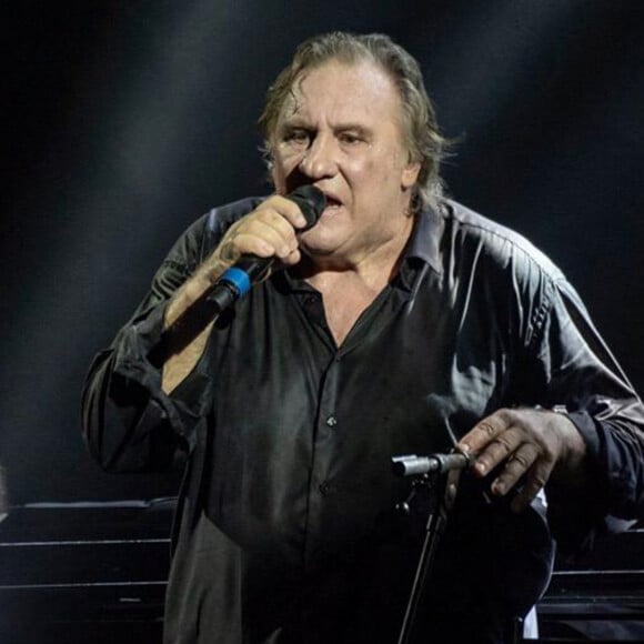 Exclusif - Gérard Depardieu lors du Beiteddine Festival au Liban le samedi 20 juillet 2019. © Nabil Ismail / Bestimage