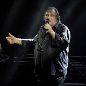 Exclusif - Gérard Depardieu lors du Beiteddine Festival au Liban le samedi 20 juillet 2019. © Nabil Ismail / Bestimage