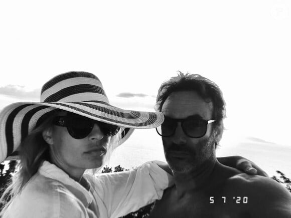 Anthony Delon et Sveva Alviti le 6 juillet 2020 sur Instagram.