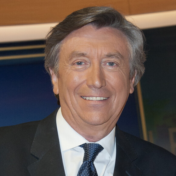 Exclusif - Jacques Legros sur le plateau du Journal de TF1 le 30 avril 2015.