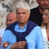 Bernard Tapie et sa femme Dominique à Saint-Tropez. Le 15 juillet 2020.