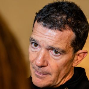 Antonio Banderas à la première de la comédie musicale "A Chorus Line" à Barcelone le 21 Février 2020.