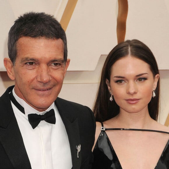 Antonio Banderas and Stella Banderas - Photocall des arrivées de la 92ème cérémonie des Oscars 2020 au Hollywood and Highland à Los Angeles le 9 février 2020.