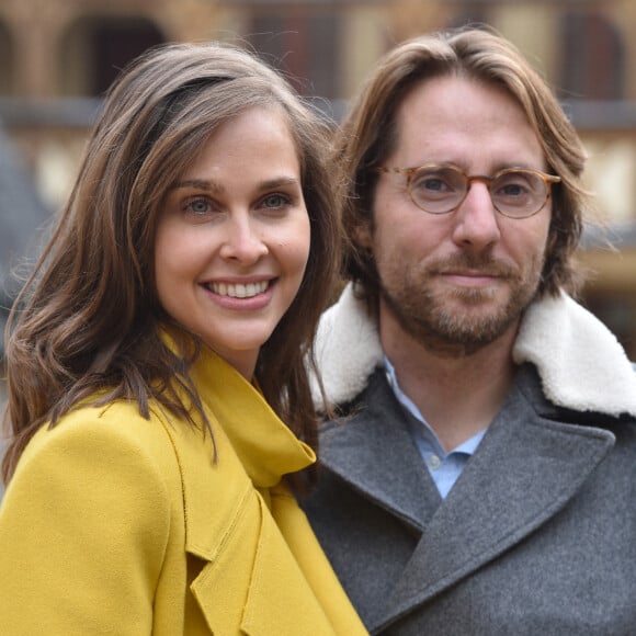 Ophélie Meunier et son mari Mathieu Vergne - 159e vente aux enchères des vins des Hospices de Beaune le 17 novembre 2019. © Giancarlo Gorassini/Bestimage