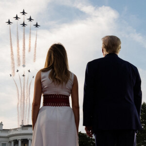 La semaine du président Donald Trump et de la première dame Melania. Le 4 juillet 2020.