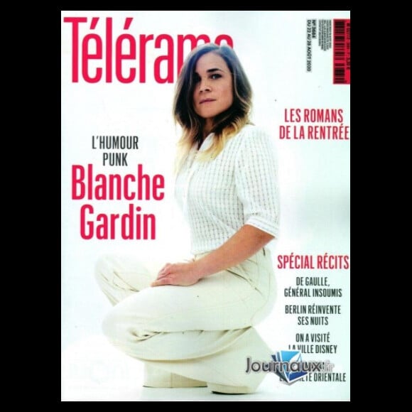 Retrouvez l'interview de Blanche Gardin dans le magazine "Télérama", n°3684 du 19 août 2020.