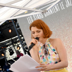 Exclusif - Elodie Frégé et André Manoukian durant le deuxième jour des répétitions de l'émission de télévision "Nice Jazz Festival" au Théâtre de Verdure à Nice le 25 juillet 2020. © Bruno Bébert / Bestimage