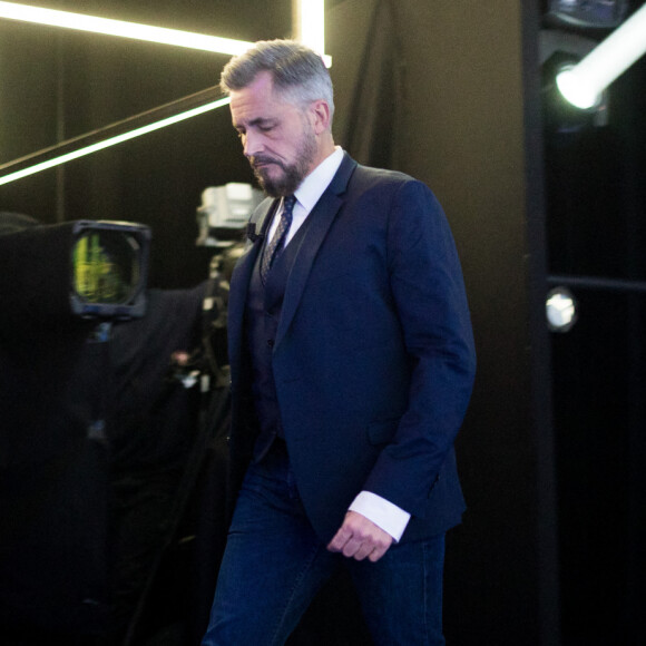 Exclusif - Olivier Minne - Backstage de l'enregistrement de l'émission "La Boîte à secrets 4" à Paris, présentée par F.Bollaert, et diffusée le 10 avril sur France 3. Le 23 janvier 2020 © Tiziano Da Silva / Bestimage