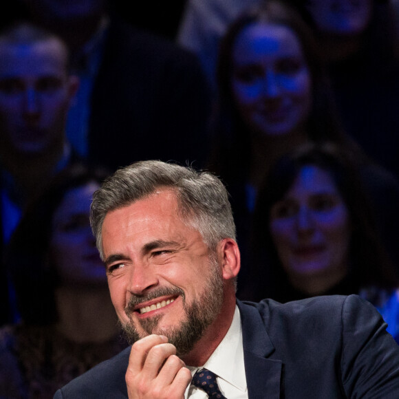 Exclusif - Olivier Minne - Enregistrement de l'émission "La Boîte à secrets 4" à Paris, présentée par F.Bollaert, et diffusée le 10 avril sur France 3. Le 23 janvier 2020 © Tiziano Da Silva / Bestimage