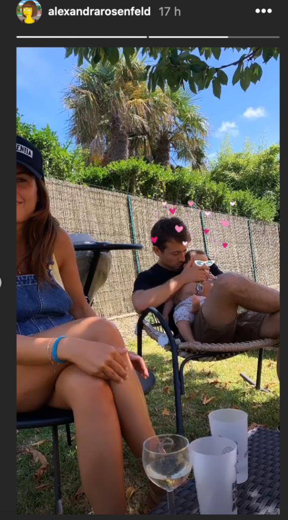 Hugo Clément et Alexandra Rosenfeld fêtent les 10 ans de Ava - Instagram, 23 août 2020