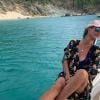 Laeticia Hallyday en vacances sur l'île de Saint-Barthélémy, le 24 août 2020 sur Instagram.