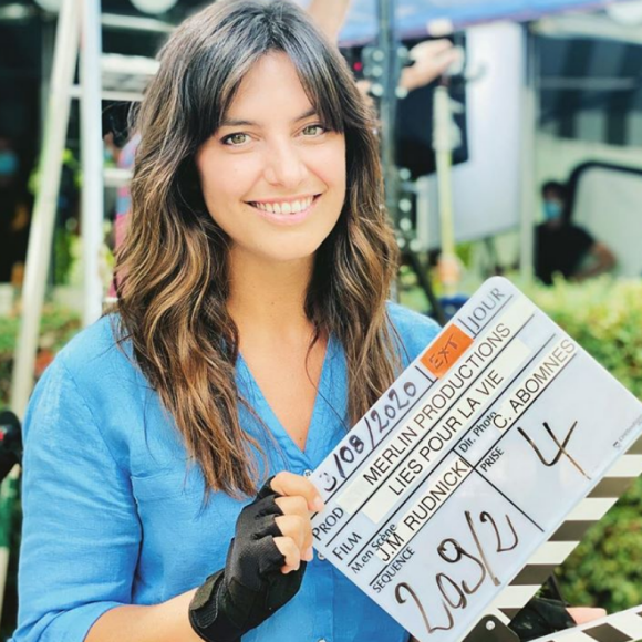 Laetitia Milot sur le tournage de "Liés pour la vie" - Instagram