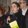 Exclusif - Amélie Nothomb (présidente du jury) lors de la remise du prix littéraire "Prix Décembre 2019" à Claudie Hunziger pour son livre "Les grands cerfs" (Ed.Grasset) à la brasserie de l'hôtel Lutetia. Paris, le 7 novembre 2019
