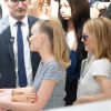 Penélope Cruz, Lily Rose Depp et sa mère Vanessa Paradis (épouse Benchetrit) - People au défilé de mode "Chanel", collection Haute-Couture automne-hiver 2018/2019, à Paris. Le 3 juillet 2018.