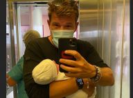 Benjamin Castaldi gaga devant l'éveil de son fils Gabriel : craquante photo
