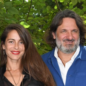 Audrey Dana et son mari Olivier Delbosc - Photocall du film "Profession du Père" - 13e édition du Festival du film Francophone d'Angoulême 2020. Septembre 2020. © Guirec Coadic / Bestimage