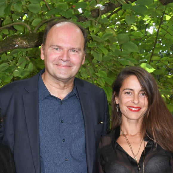 Murielle Magellan, Jean-Pierre Améris, Audrey Dana et son mari Olivier Delbosc - Photocall du film "Profession du Père" - Festival du film Francophone d'Angoulême 2020. Le 1er septembre 2020. © Guirec Coadic / Bestimage