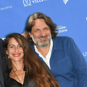 Audrey Dana et son mari Olivier Delbosc - Photocall du film "Profession du Père" - Festival du film Francophone d'Angoulême 2020. Le 1er septembre 2020. © Guirec Coadic / Bestimage