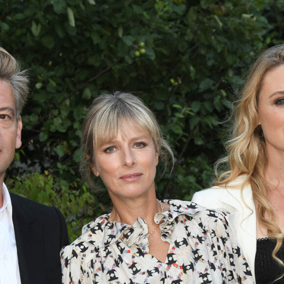 Benjamin Biolay, Karin Viard, Laetitia Dosch - Photocall du film "Les Apparences" - Festival du film Francophone d'Angoulême 2020. Le 1er septembre 2020. © Guirec Coadic / Bestimage