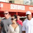  Dr. Dre en vacances avec son épouse, Nicole Young, le 3 juillet 2012.  