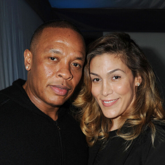 Dr. Dre et Nicole Young- Soirée à Universal le 10 février 2013. 