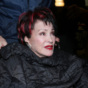 Exclusif - Rika Zaraï en fauteuil roulant - Arrivées à la soirée "La nuit de la déprime" aux Folies Bergère à Paris. Le 3 février 2020 © Panoramic / Bestimage