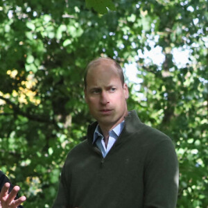 Le prince William, duc de Cambridge, visite l'association de secouristes volontaires "Community Rescue Service" (CRS) à Belfast, le 9 septembre 2020.