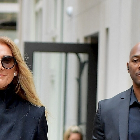 Céline Dion à la sortie de son concert au Barclays Center à New York le 29 février 2020. 