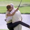 Céline Dion au tournoi de golf du Rancho Mirage en Californie, en 2000.